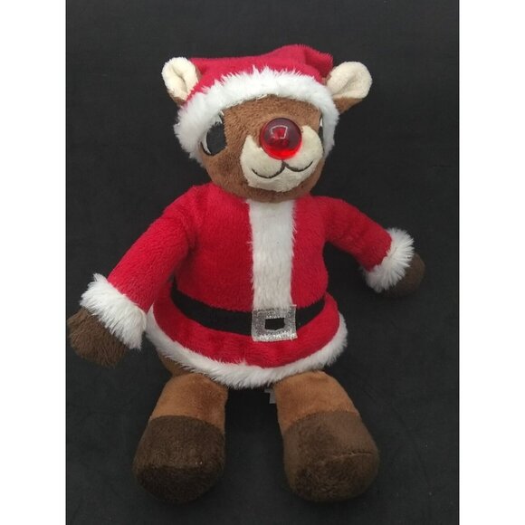 Dan Dee Rudolph The Red Nose Reindeer Musical 9 Inch Plush Red Nose READ - Picture 11 of 11